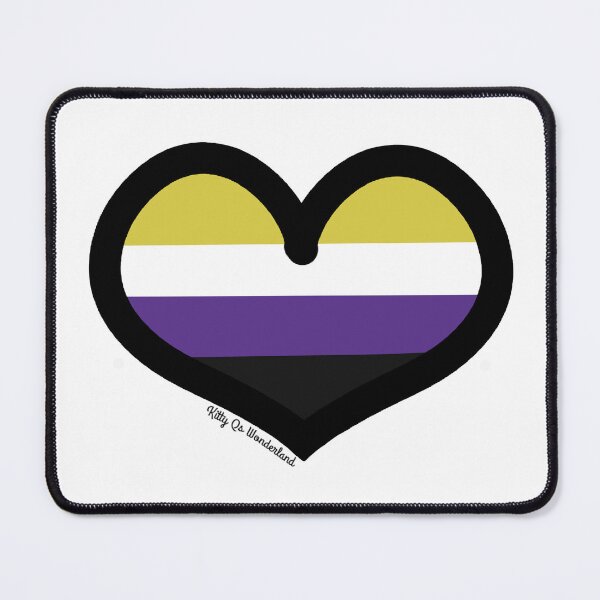 Item preview, Non Binary Pride Heart! designed and sold by KQsWonderland.