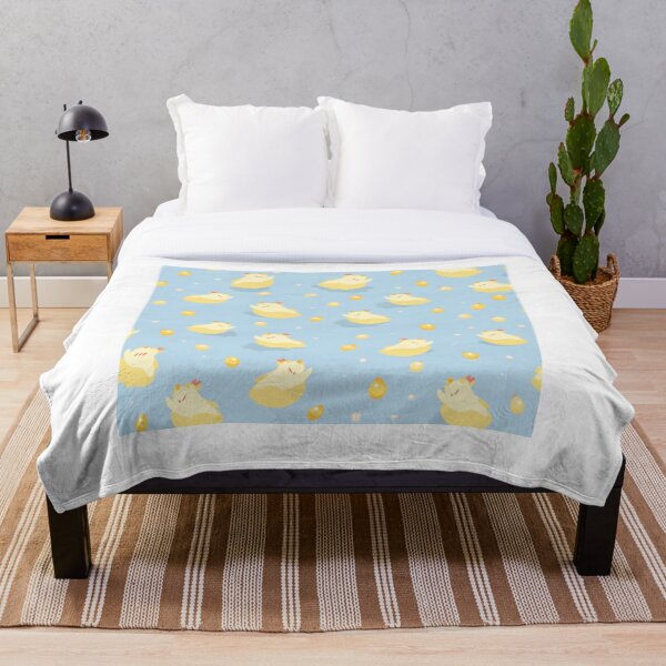 Item preview, Chicks in blue seamless pattern  designed and sold by Muangluang.