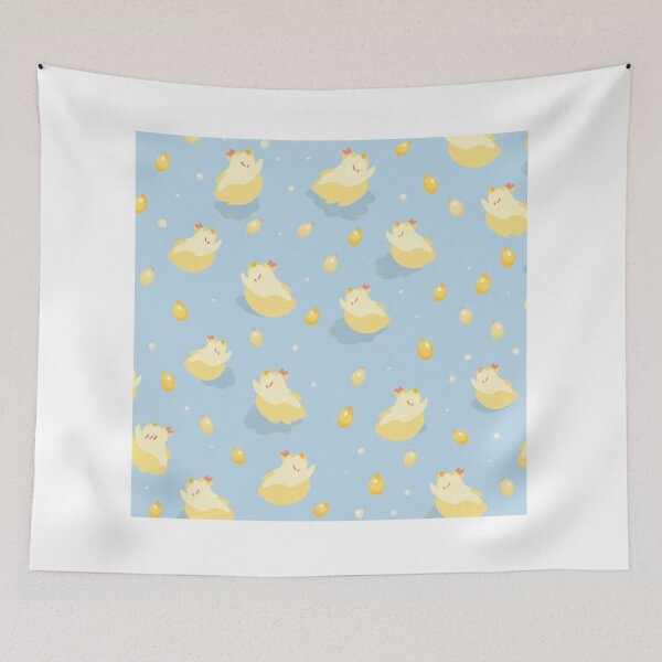 Item preview, Chicks in blue seamless pattern  designed and sold by Muangluang.