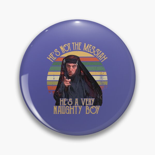 Item preview, He_s Not The Messiah He_s A Very Naughty Boy Vintage designed and sold by eleanorgecks.