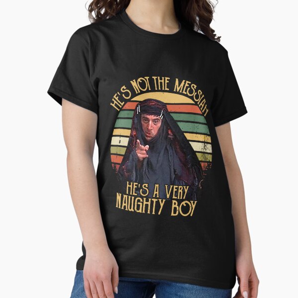 Item preview, He_s Not The Messiah He_s A Very Naughty Boy Vintage designed and sold by eleanorgecks.