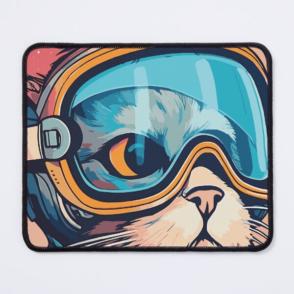 Item preview, Futuristic Multicolor Cats #35 pilot designed and sold by SOVISART.