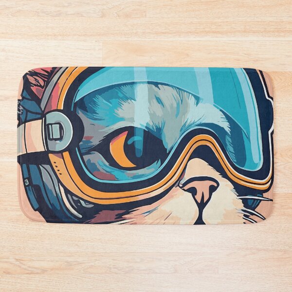 Item preview, Futuristic Multicolor Cats #35 pilot designed and sold by SOVISART.
