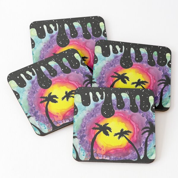 Item preview, TRIPPY PALM TREE SUNSET designed and sold by BridgetBresser.