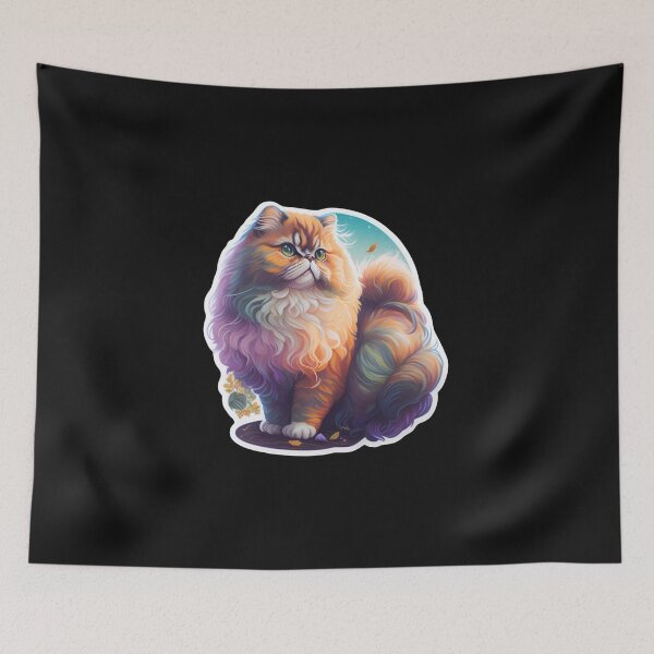 Item preview, Persian Cat (Sticker and Print Out) designed and sold by Sir Elgin Ortiz.