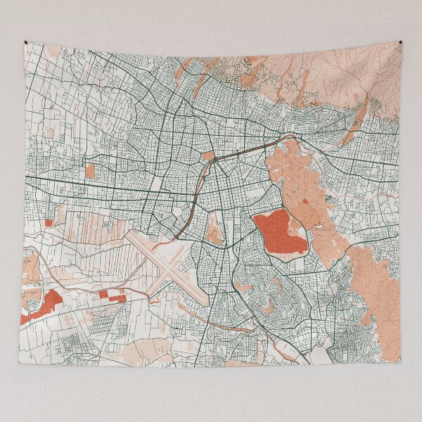 Item preview, Cochabamba City Map of Bolivia  - Bohemian designed and sold by deMAP.