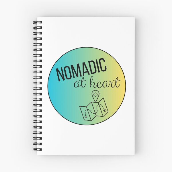 Item preview, Nomad in the soul in English - nomadic at heart designed and sold by PausePapote.