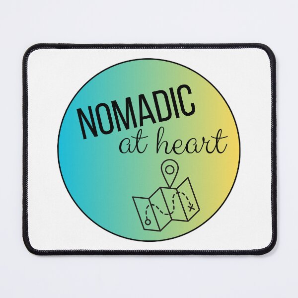 Item preview, Nomad in the soul in English - nomadic at heart designed and sold by PausePapote.