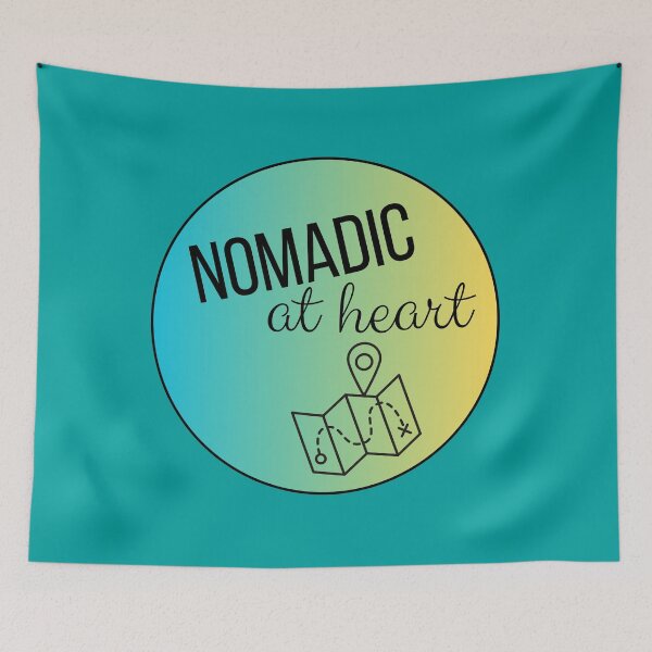 Item preview, Nomad in the soul in English - nomadic at heart designed and sold by PausePapote.