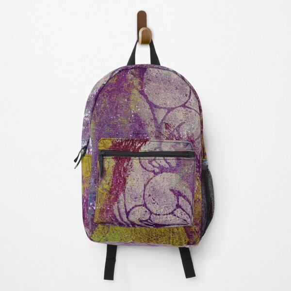 Item preview, Swirls and Star Burst in Purple and Ochre designed and sold by LiszaB.