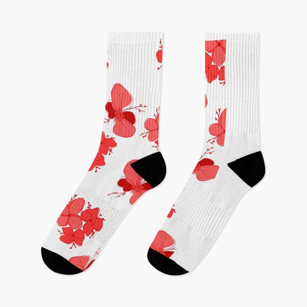 Item preview, Two Flowers Pattern Red designed and sold by Cactus202.