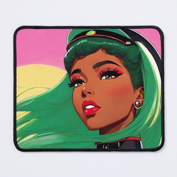 Item preview, Cherry-Lime Sparkle | Black Anime Girl designed and sold by blackanimemecca.
