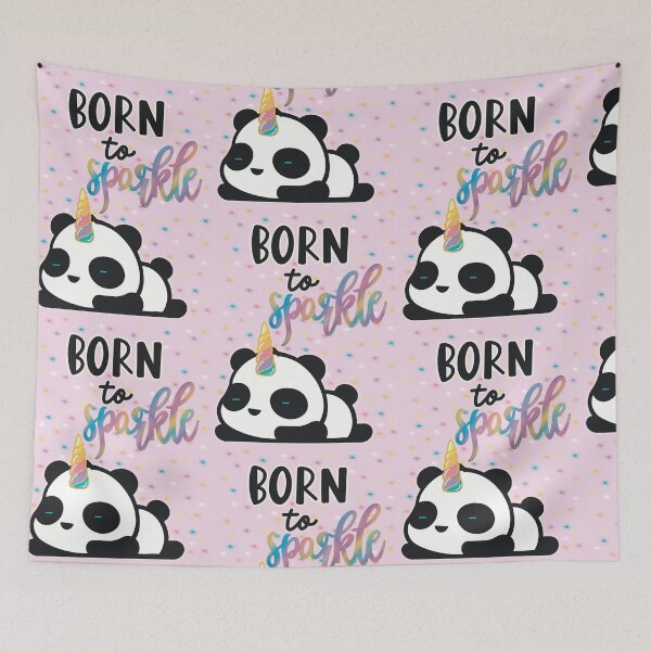 Item preview, Born to sparkle pandacorn designed and sold by LHaynes2020.