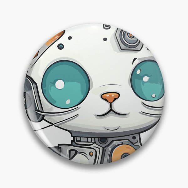 Artikelvorschau, Futuristische mehrfarbige Katzen #37 Spielzeugroboterkatze entworfen und verkauft von SOVISART.