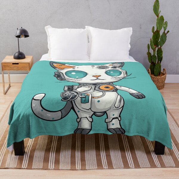 Item preview, Futuristic Multicolor Cats #37 toy robot cat designed and sold by SOVISART.