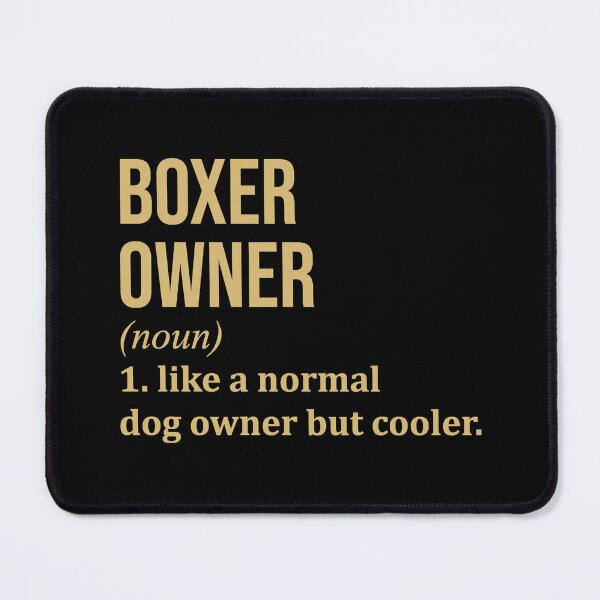 Item preview, Boxer Owner Definition in Gold designed and sold by XCIV.