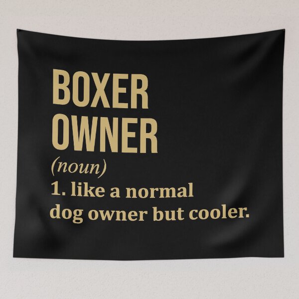 Item preview, Boxer Owner Definition in Gold designed and sold by XCIV.