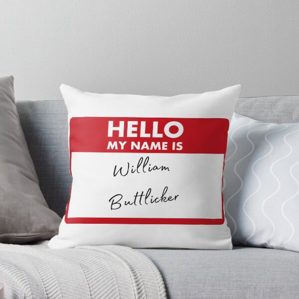 Aperçu de l'œuvre Bonjour, je m'appelle William Buttlicker créée et vendue par AhoyyHoy.