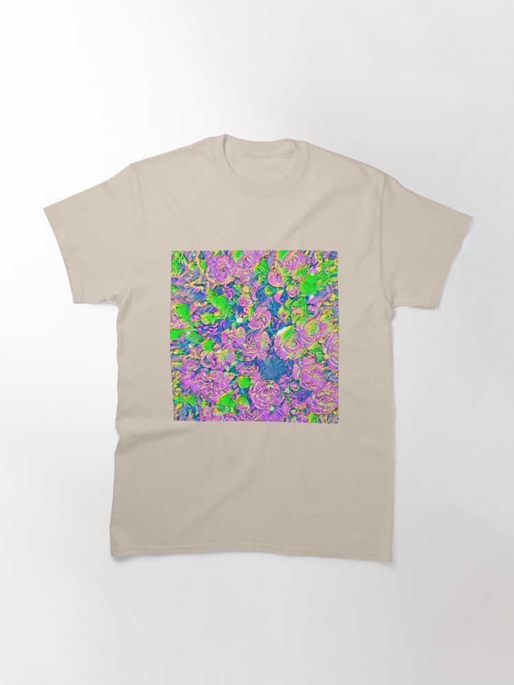 Alternate view of Abstract Flowers Classic T-Shirt