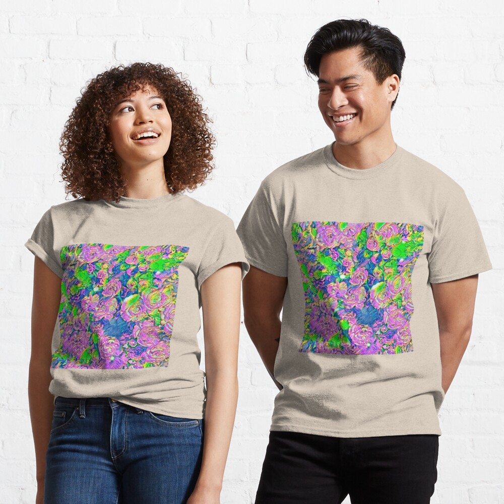 Abstract Flowers Classic T-Shirt