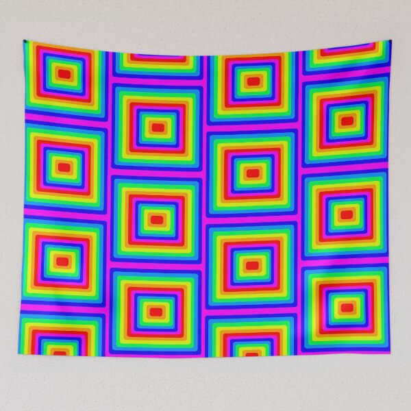 Item preview, Rainbow Cubed (en mosaico) designed and sold by KanuteSeithr.