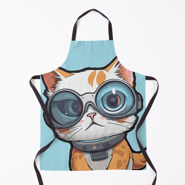 Artikelvorschau, Futuristische mehrfarbige Katzen #40, extrem ernstes Kätzchen entworfen und verkauft von SOVISART.