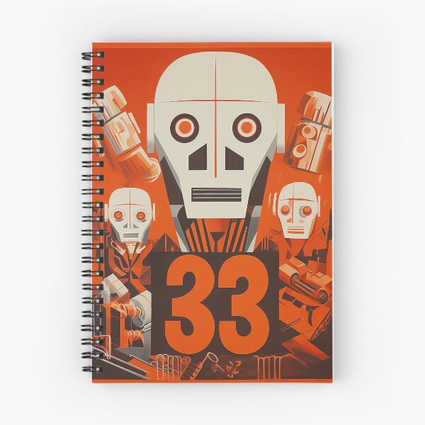 Item preview, "Robot 33" designed and sold by Robots-Retros.