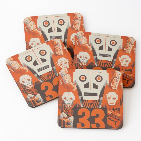 Item preview, "Robot 33" designed and sold by Robots-Retros.