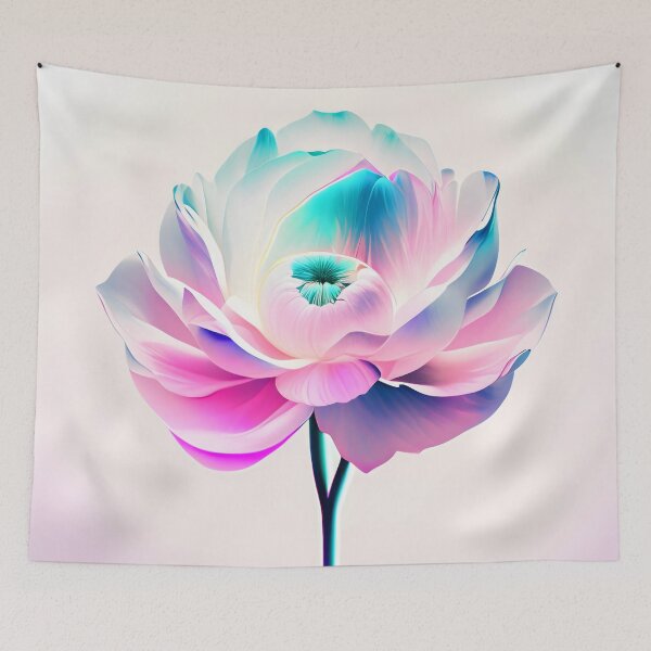 Item preview, Fascinating splendor of flowers: Peony in the 80s style designed and sold by byaz3.