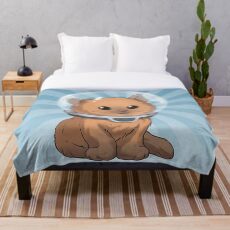 Keep Calm Kitty Throw Blanket