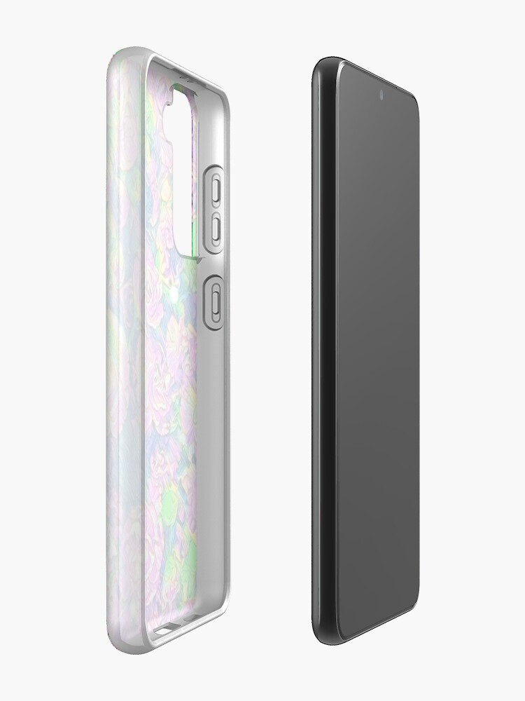 Alternate view of Abstract Flowers Case & Skin for Samsung Galaxy