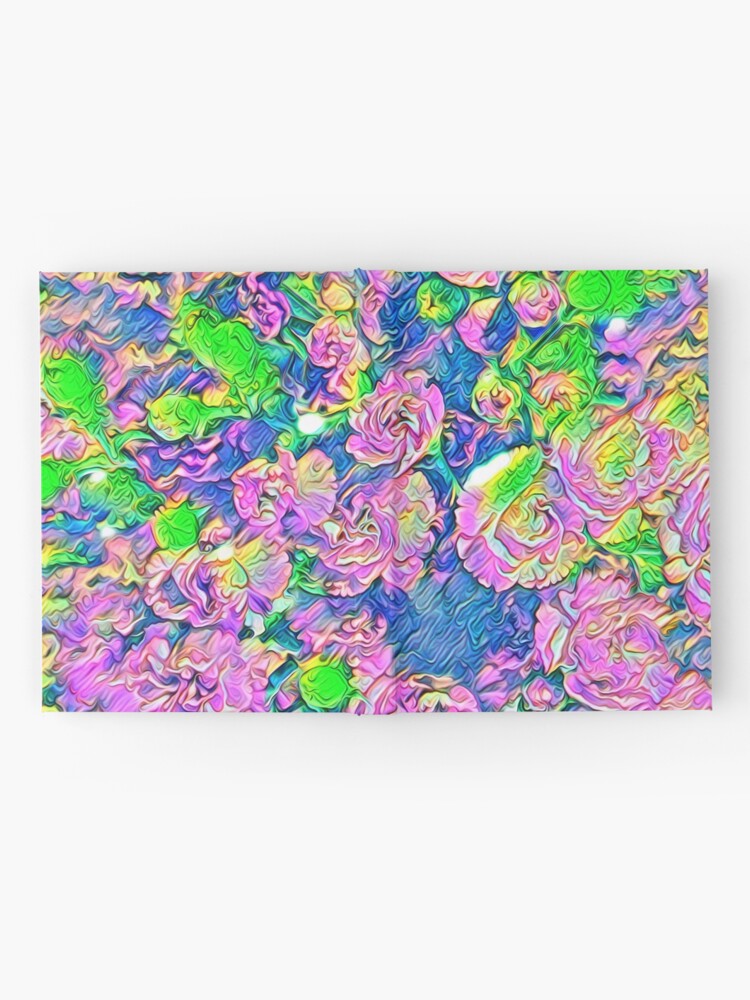 Alternate view of Abstract Flowers Hardcover Journal