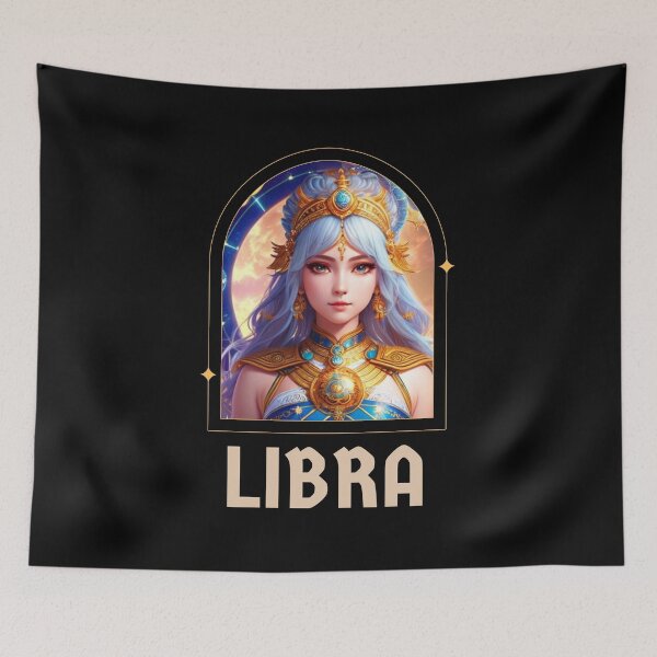 Item preview, Libra Goddess Zodiac Anime Girl designed and sold by Hellofriendco.