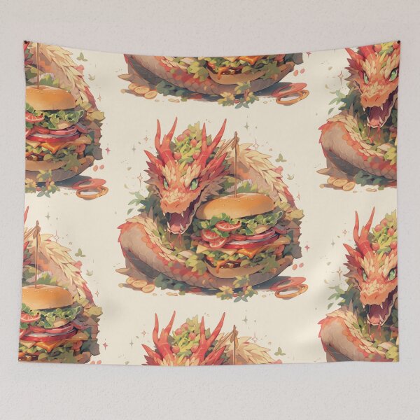 Item preview, Burger Dragon! Delicious  designed and sold by HydraDreams.