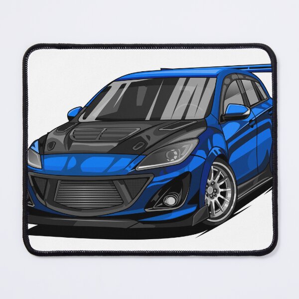 Item preview, Mazdaspeed 3 Hatchback JDM Tuner Car Sticker Shirt designed and sold by asvpdiamond.