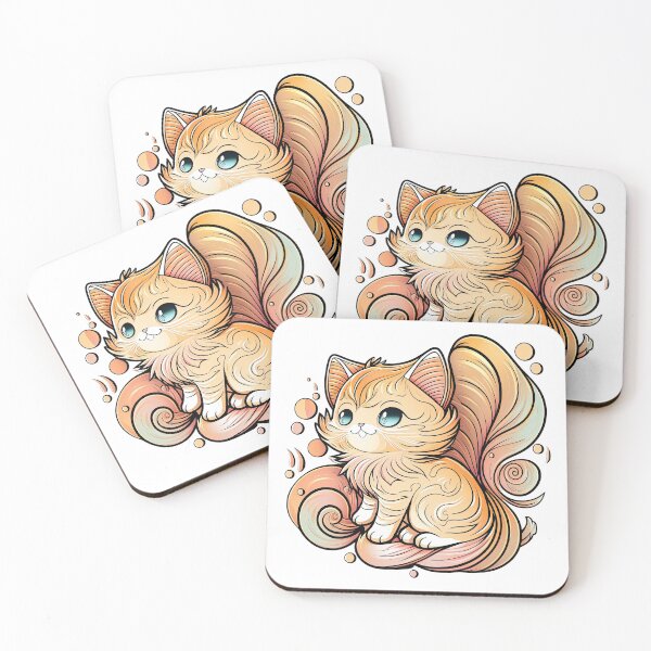 Item preview, Whiskers & Whimsy Adorable Kitten  designed and sold by cece4410.