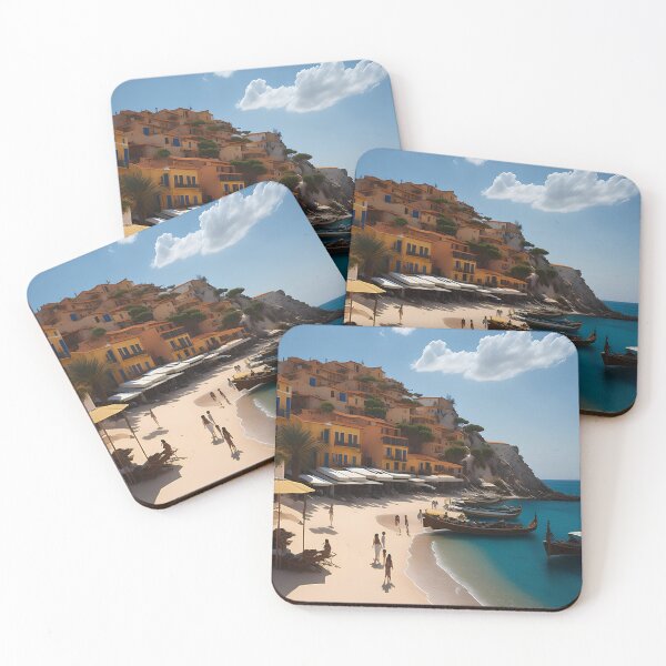 Item preview, Italian Beach : "Seaside Symphony" designed and sold by BlareBlare.