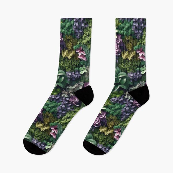 Item preview, Mixed Floral & Botanical Pattern: Burst of Nature's Palette - Maixibilionoxis Vertical Garden Collection designed and sold by Maixibilionoxis.