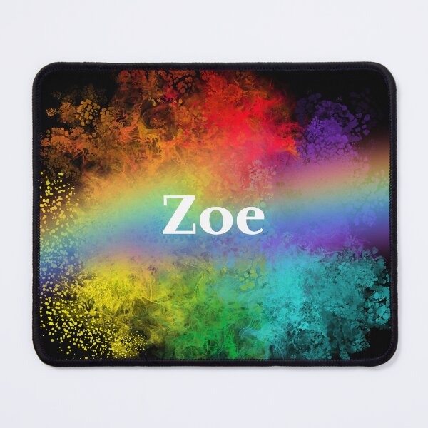 Item preview, Zoe | Zoe Pride Rainbow Name | LGBTQIA+ Pride Color designed and sold by ShroomMagic.