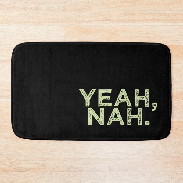 Item preview, Yeah Nah | Australian Slang | Green designed and sold by FridayArtStudio.
