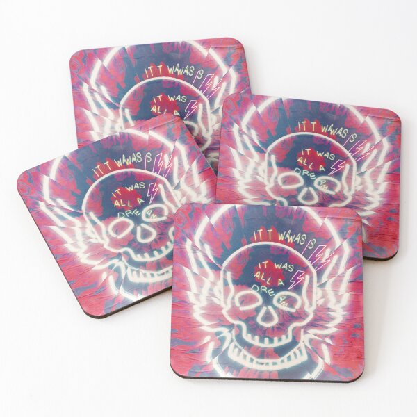 Item preview, Torn Red and Blue Skully  designed and sold by Lil-odds-n-ends.