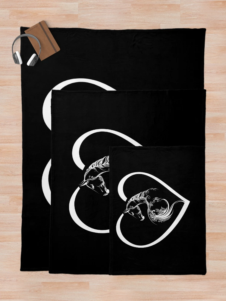 Thumbnail 5 of 6, Throw Blanket, Horses Heart Riding Rider designed and sold by MooonTees.
