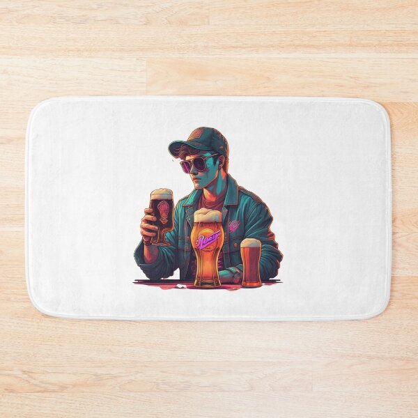 Item preview, Beer lover in night life NIGHT 8 designed and sold by SpecialForceART.