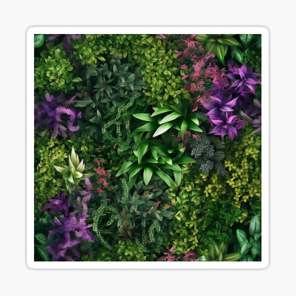 Item preview, Mixed Floral & Botanical Pattern: Burst of Nature's Palette - Maixibilionoxis Vertical Garden Collection designed and sold by Maixibilionoxis.