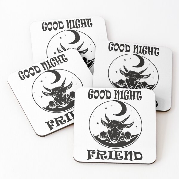 Item preview, Good Night Goat - Black designed and sold by Soulemotion.