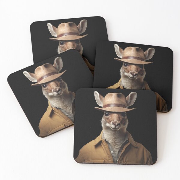 Item preview, Jumpsy McOutlaw, the Kangaroo bushranger designed and sold by BrushstrokesA.