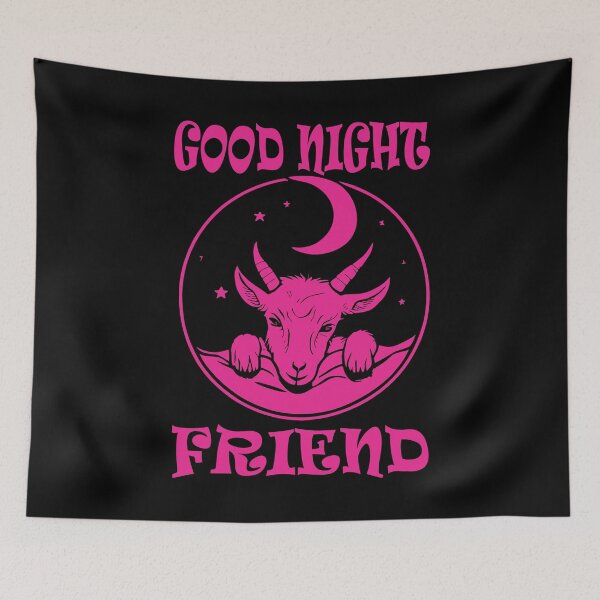 Item preview, Good Night Goat - Pink designed and sold by Soulemotion.