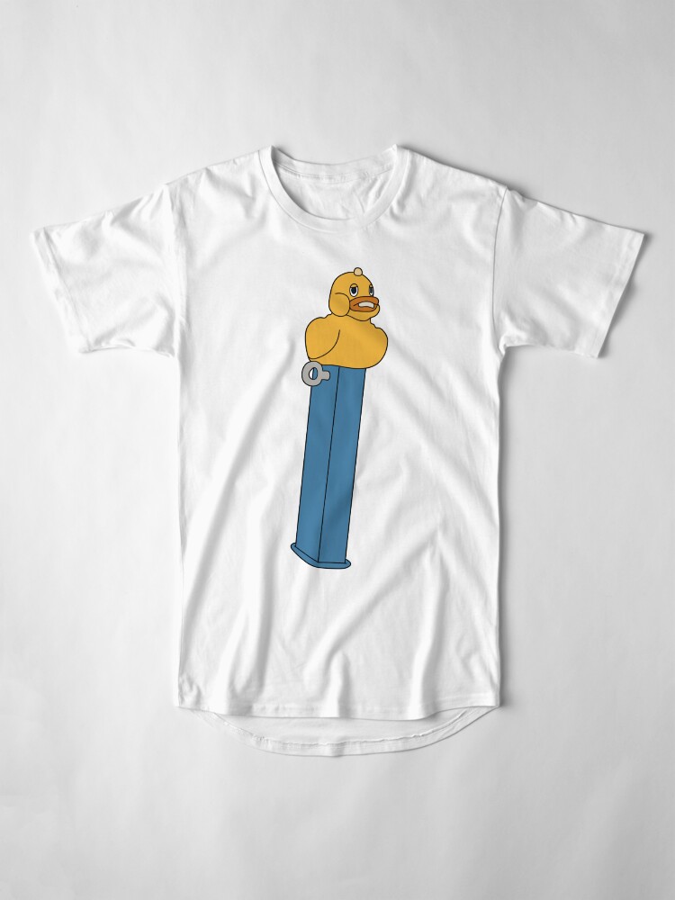 Imagen 4 de 5, Camiseta larga con la obra Reliquia peligrosa de la serie de televisión Silo (dispensador PEZ), diseñada y vendida por TerenasMenethil.