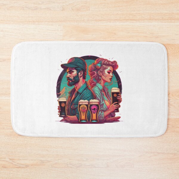Item preview, Beer lover in night life NIGHT 10 designed and sold by SpecialForceART.