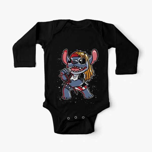 Space & Roses Long Sleeve Baby One-Piece